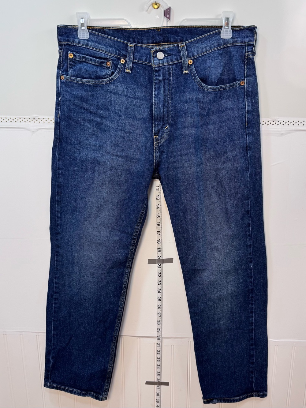 Levi’s 505 Straight Leg Jeans Mens 36x30 Medium Wash Classic Denim